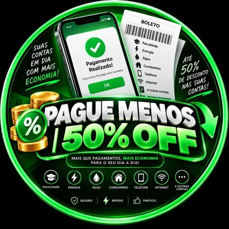 Imagem de capa do grupo PAGUE MENOS | 50% OFF