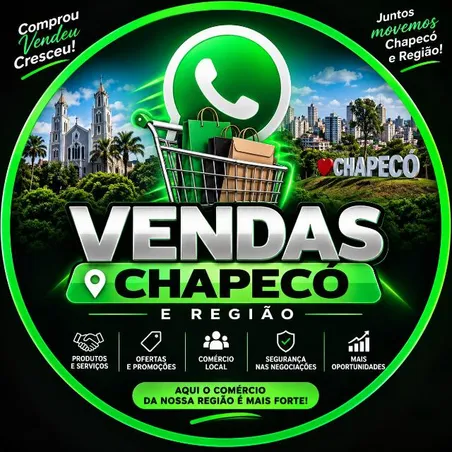 Grupo de WhatsApp 🛒 VENDAS CHAPECÓ E REGIÃO 📍 - Compra e Venda
