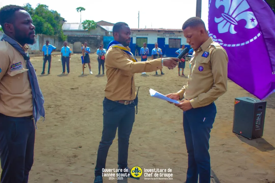 Investiture du chef de groupe