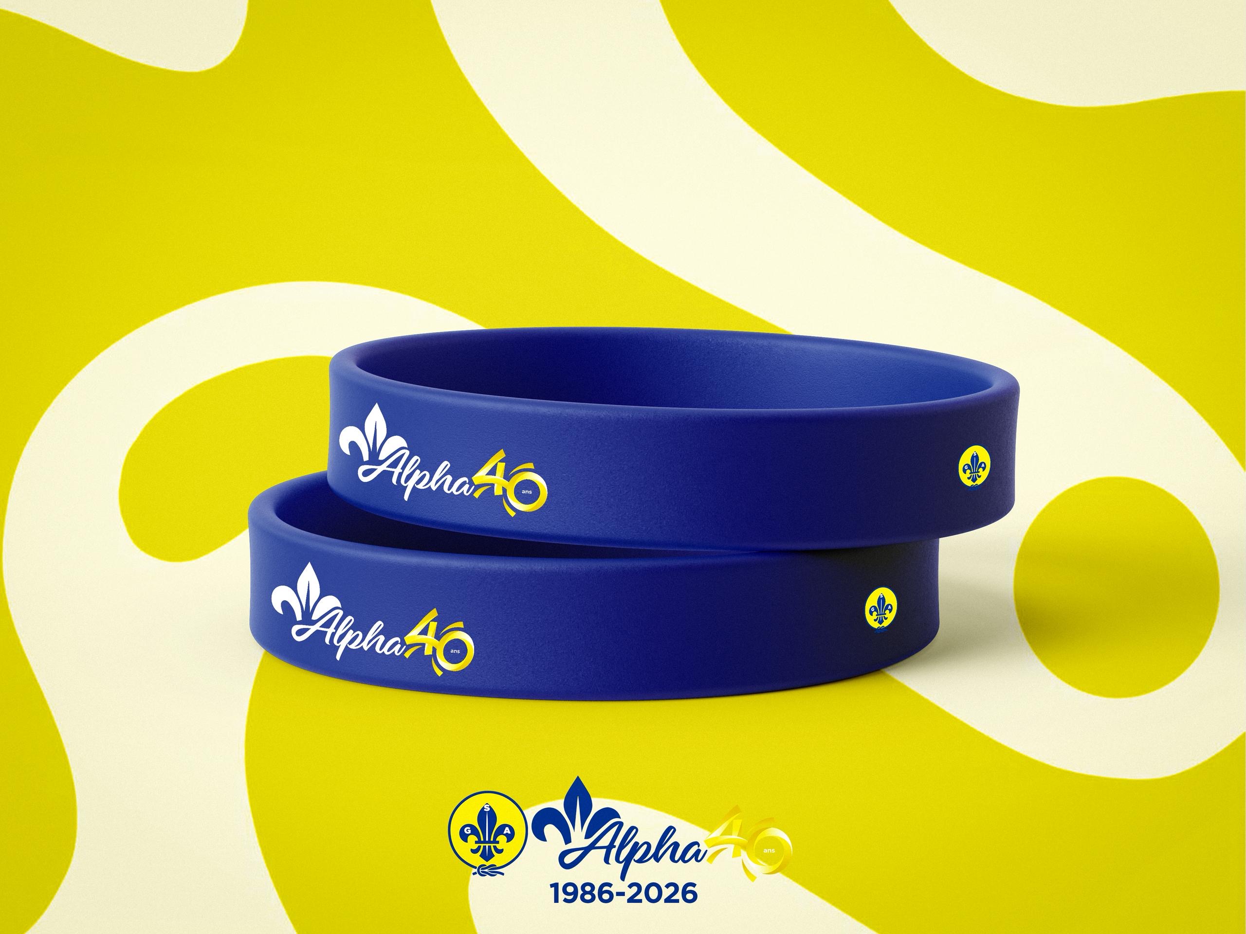 Bracelet Alpha 40 ans