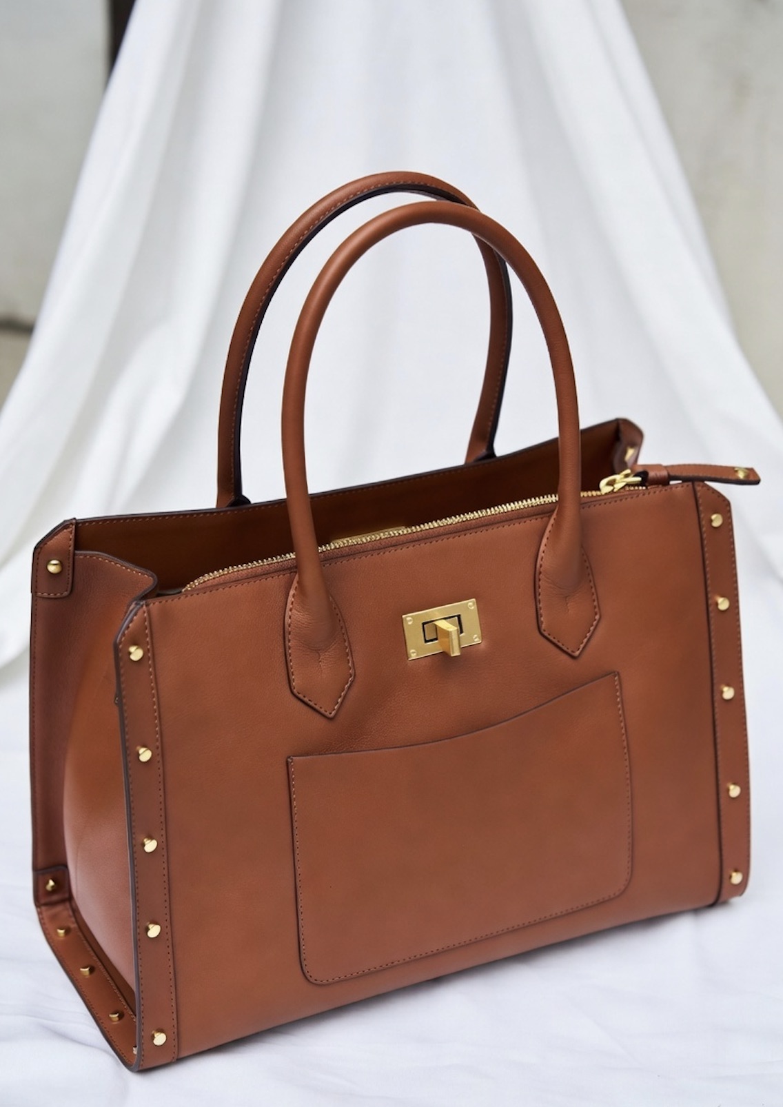Classic Leather Tote Purse