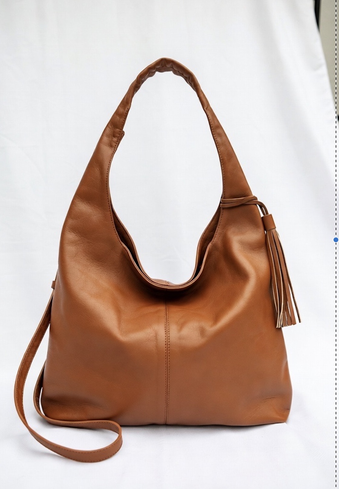 Casual Leather Hobo Shoulder Bag