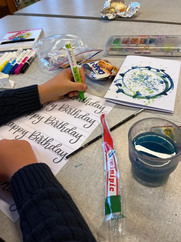 Past class 2 for Calligraphy