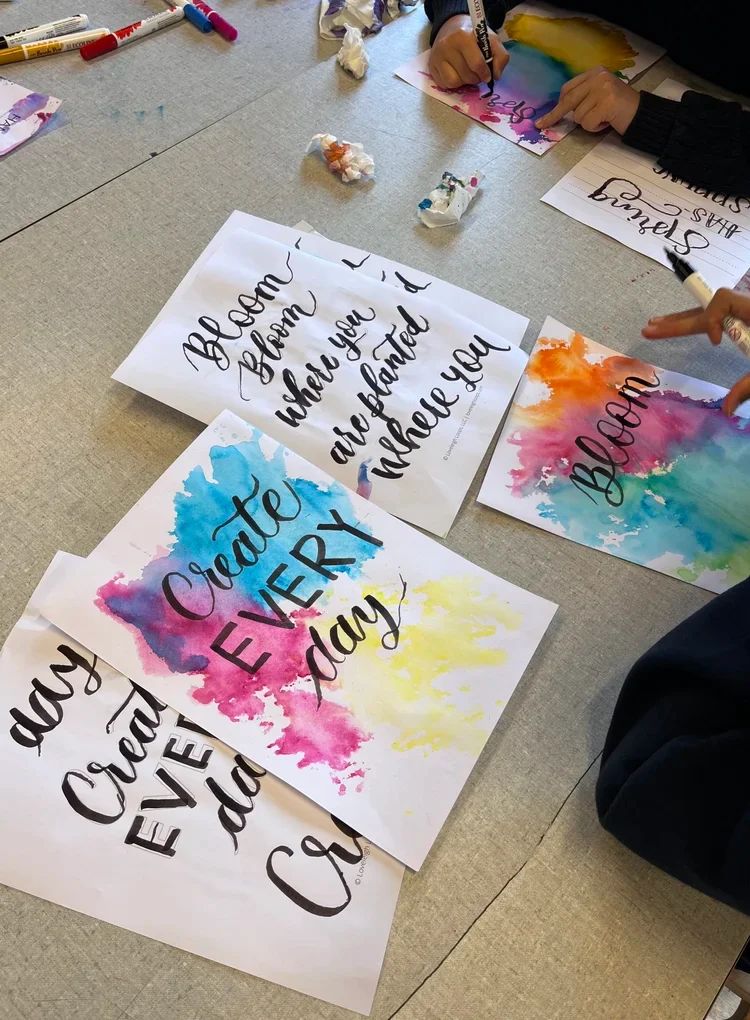 Past class 4 for Calligraphy