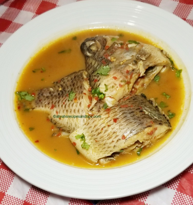 Croaker fish pepper soup