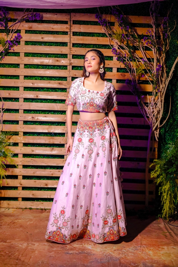 Blush Garden Grace in Pink by Gaurav Dipika