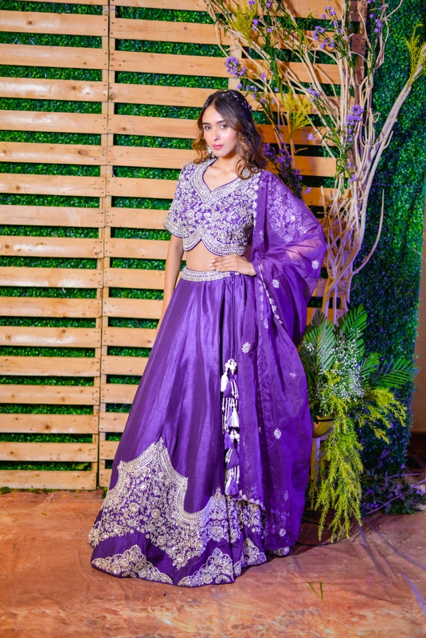 Regal Purple Grace in Purple by Gaurav Dipika