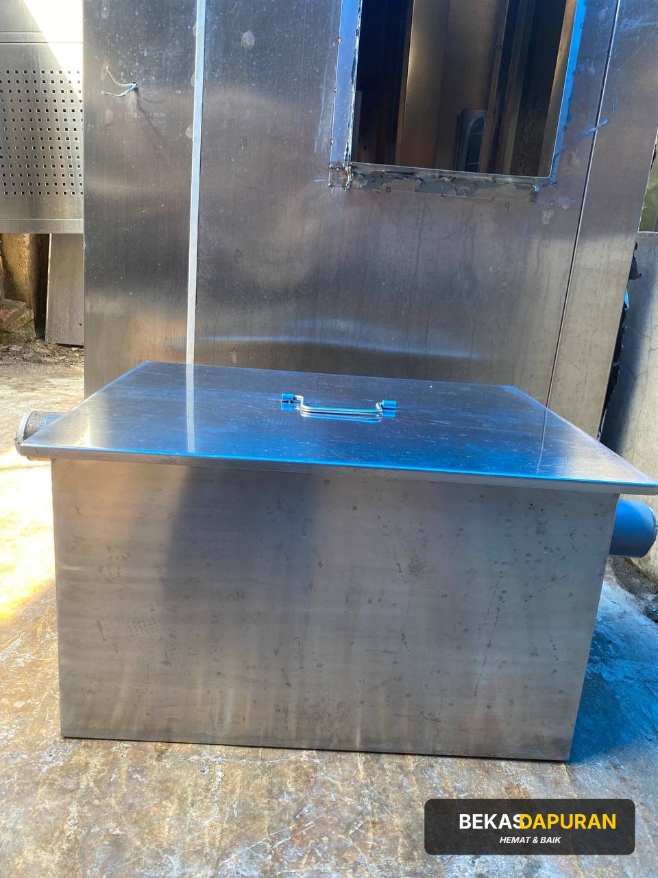 Stainless Steel Greastrap Jumbo P 50 cm x L 30 cm x T 30 cm
