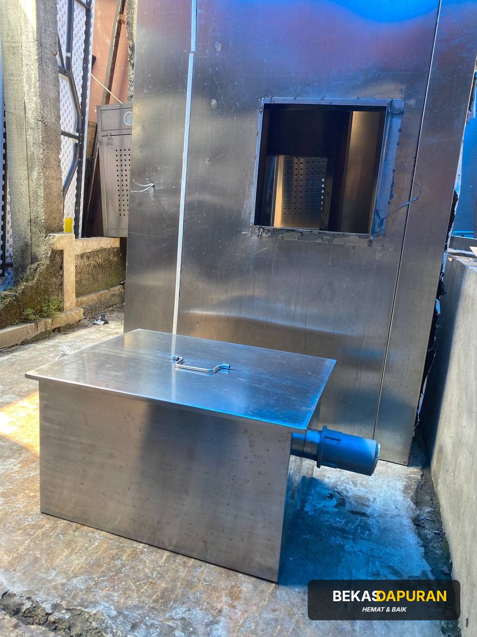 Stainless Steel Greastrap Jumbo P 50 cm x L 30 cm x T 30 cm thumbnail