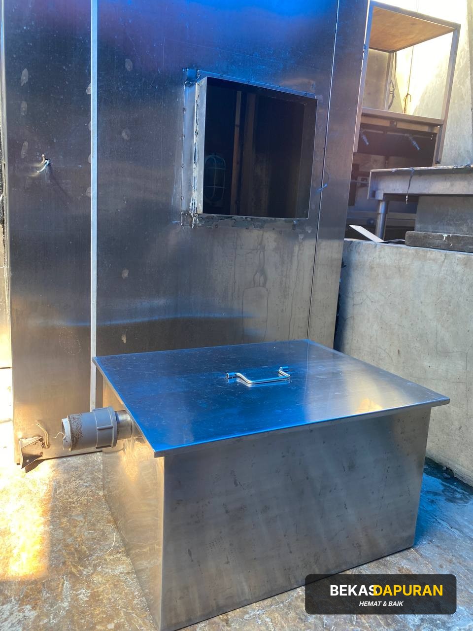 Stainless Steel Greastrap Jumbo P 50 cm x L 30 cm x T 30 cm thumbnail