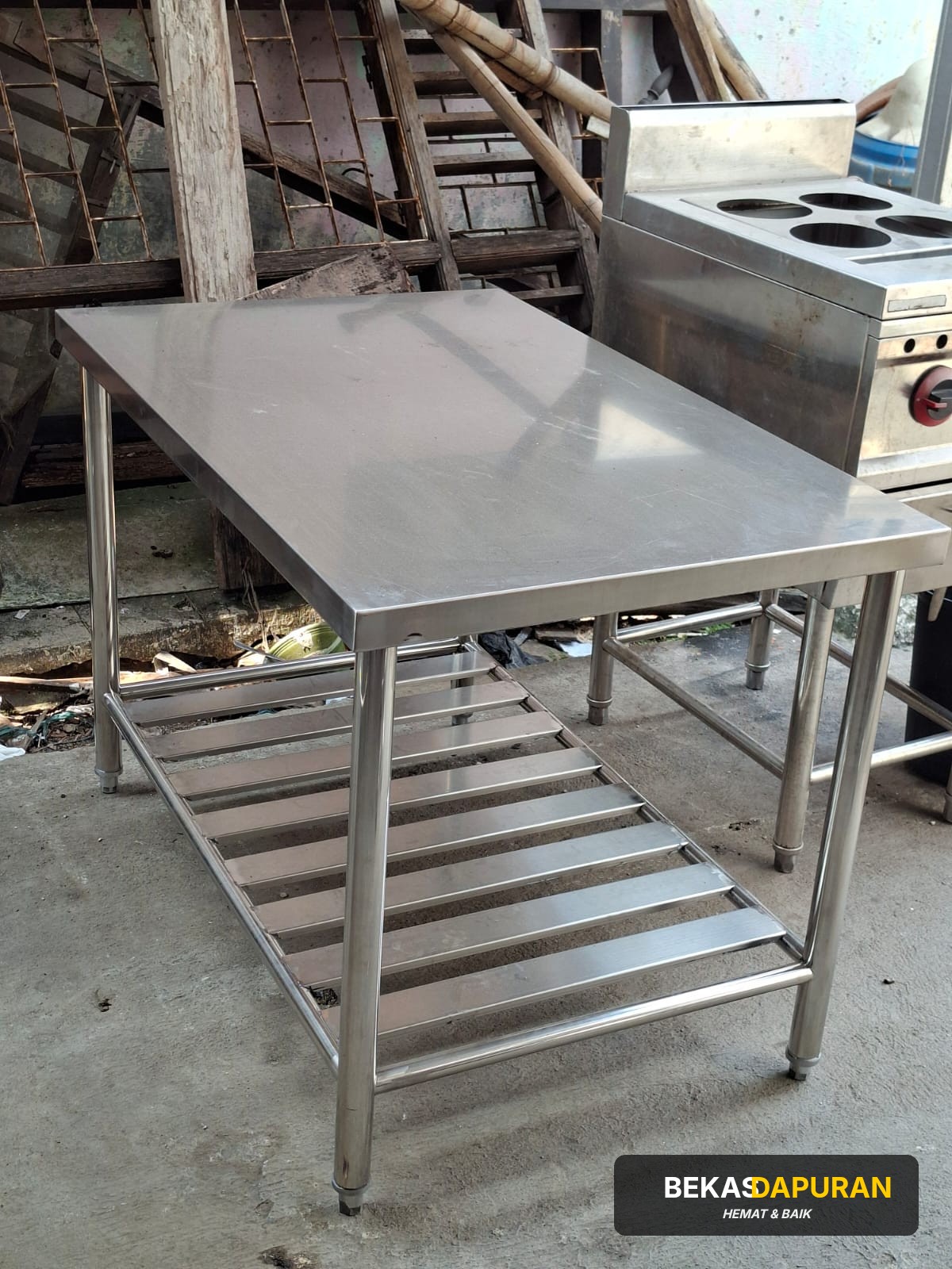 Meja Kompor Ambalan Peniris