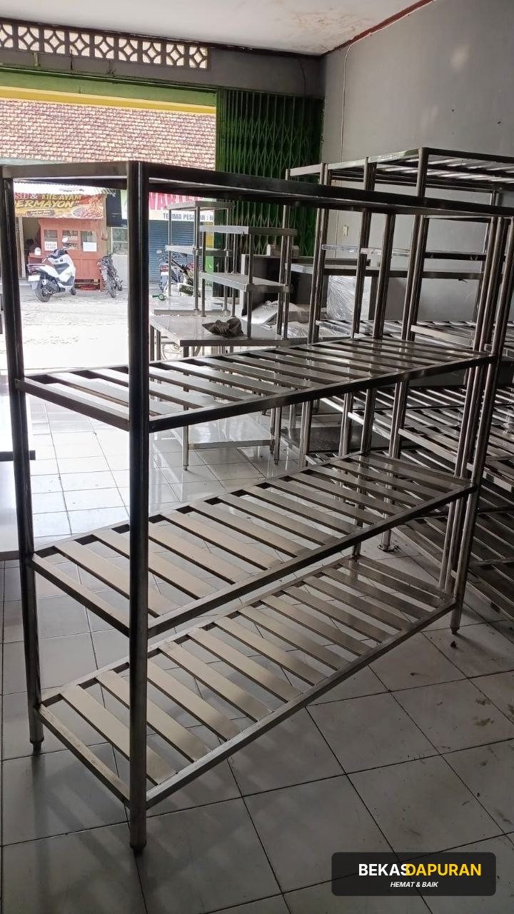 Rak 4 susun peniris Ukuran P:150 × L:50 × T:155