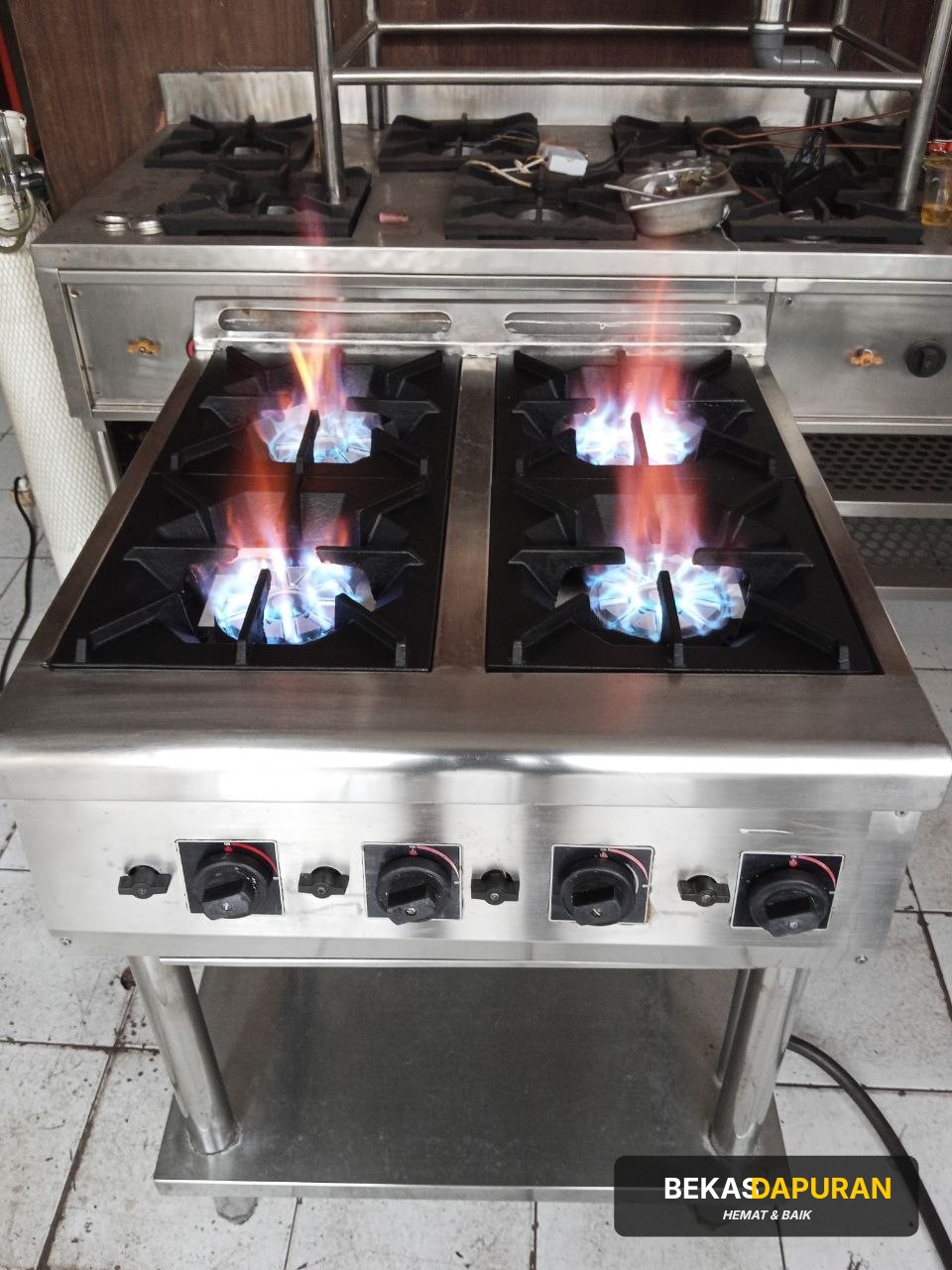 KOMPOR 4 TUNGKU HIGH PRESSURE   UK 70x75x85