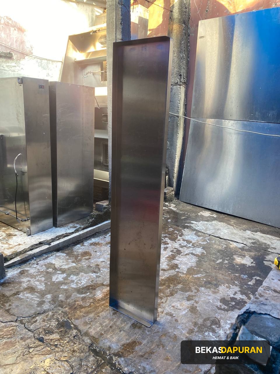 Stainless Steel Wallshelf Teady Stock 1 Unit P 150 cm x L 30 cm