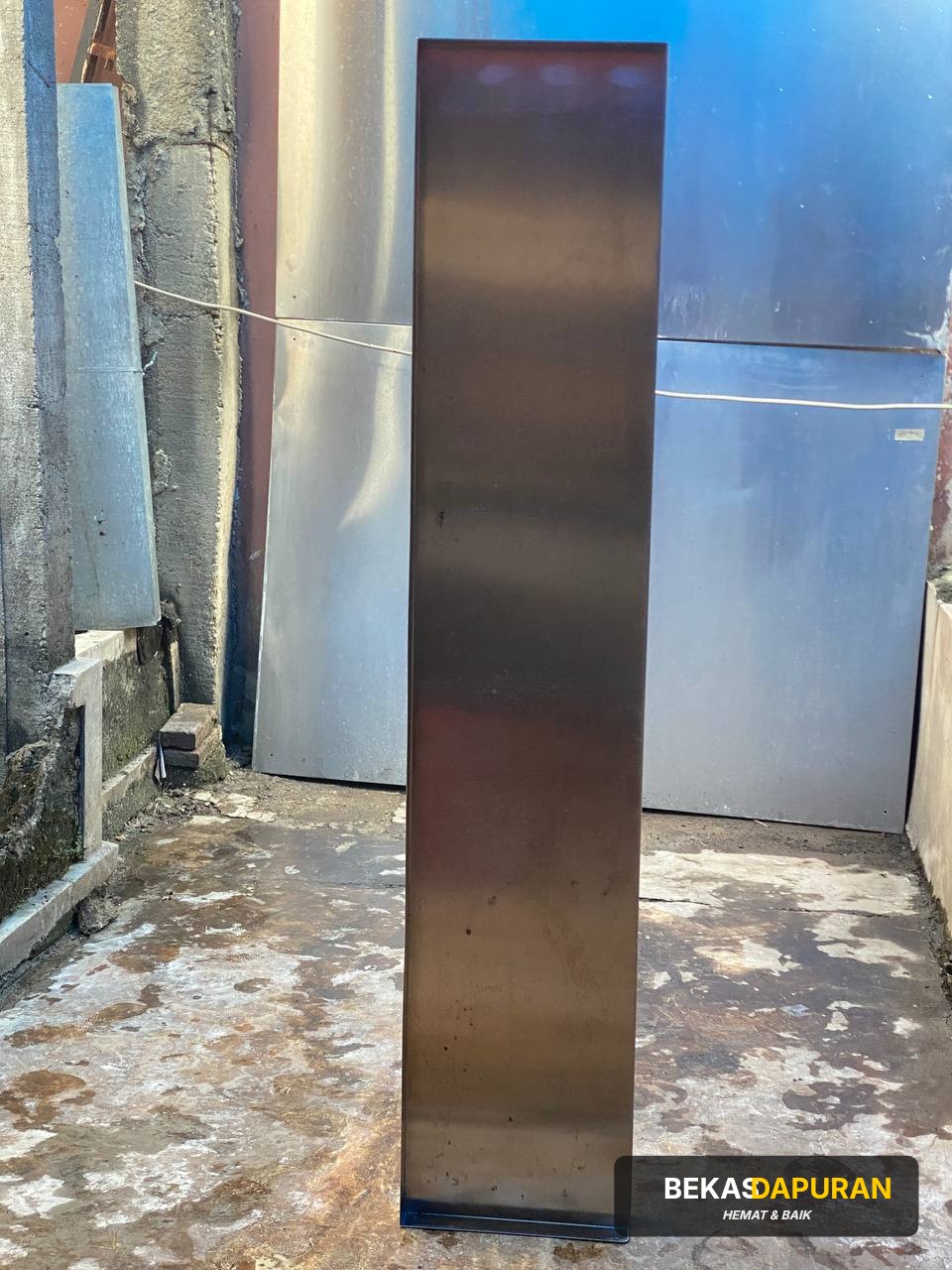 Stainless Steel Wallshelf Teady Stock 1 Unit P 150 cm x L 30 cm thumbnail