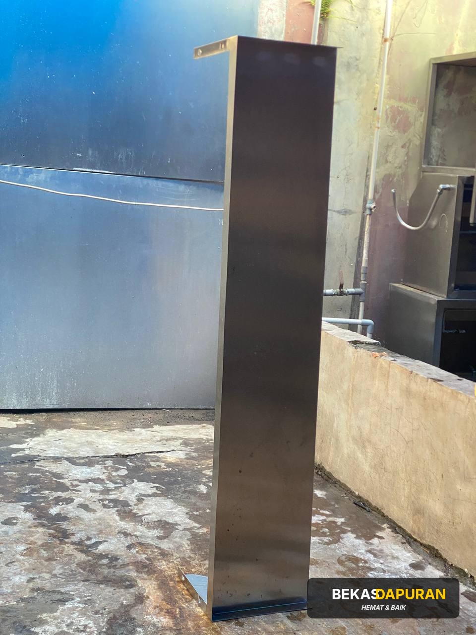 Stainless Steel Wallshelf Teady Stock 1 Unit P 150 cm x L 30 cm thumbnail