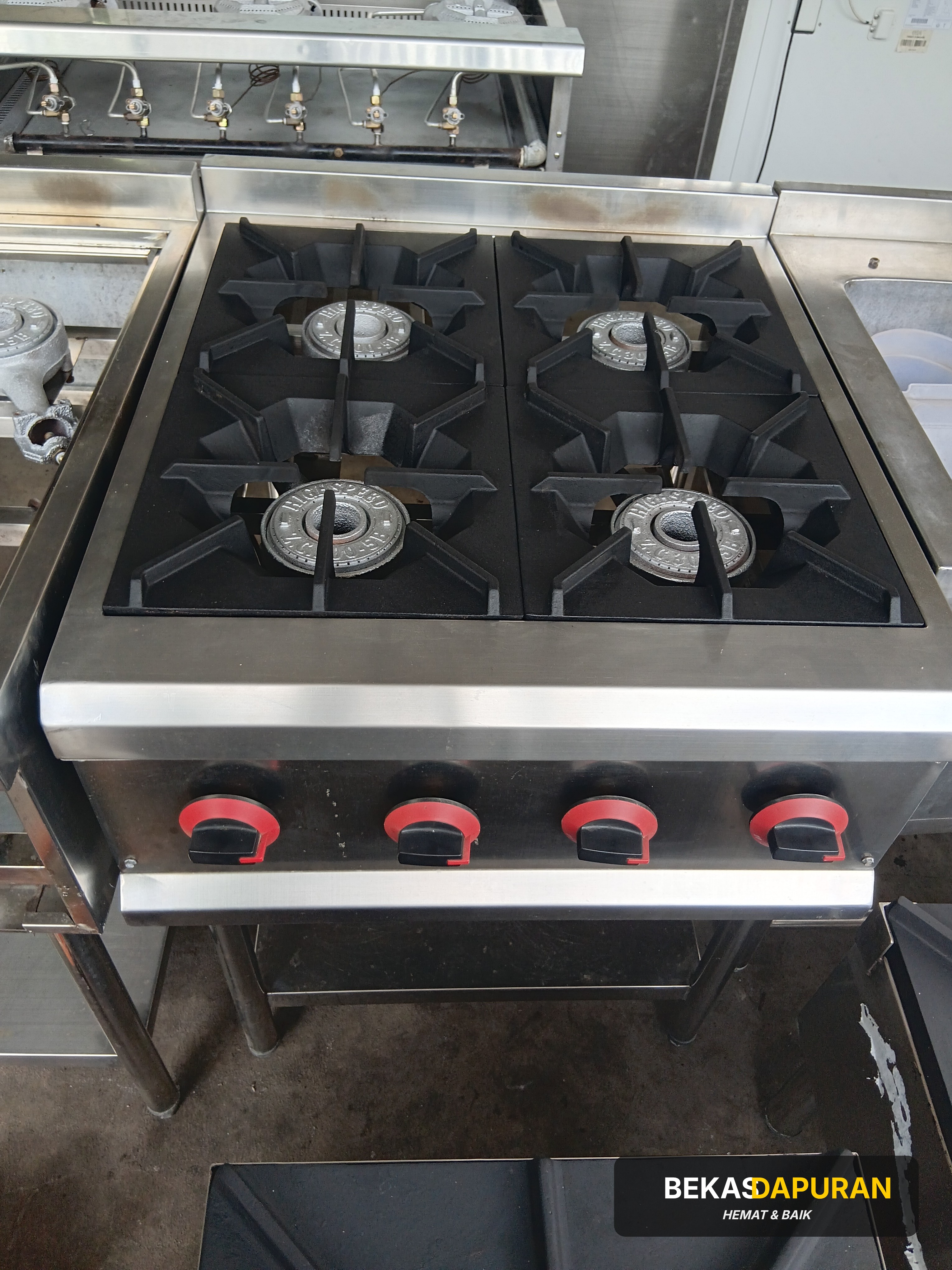 Kompor 4 tungku 60 x 75 x 75