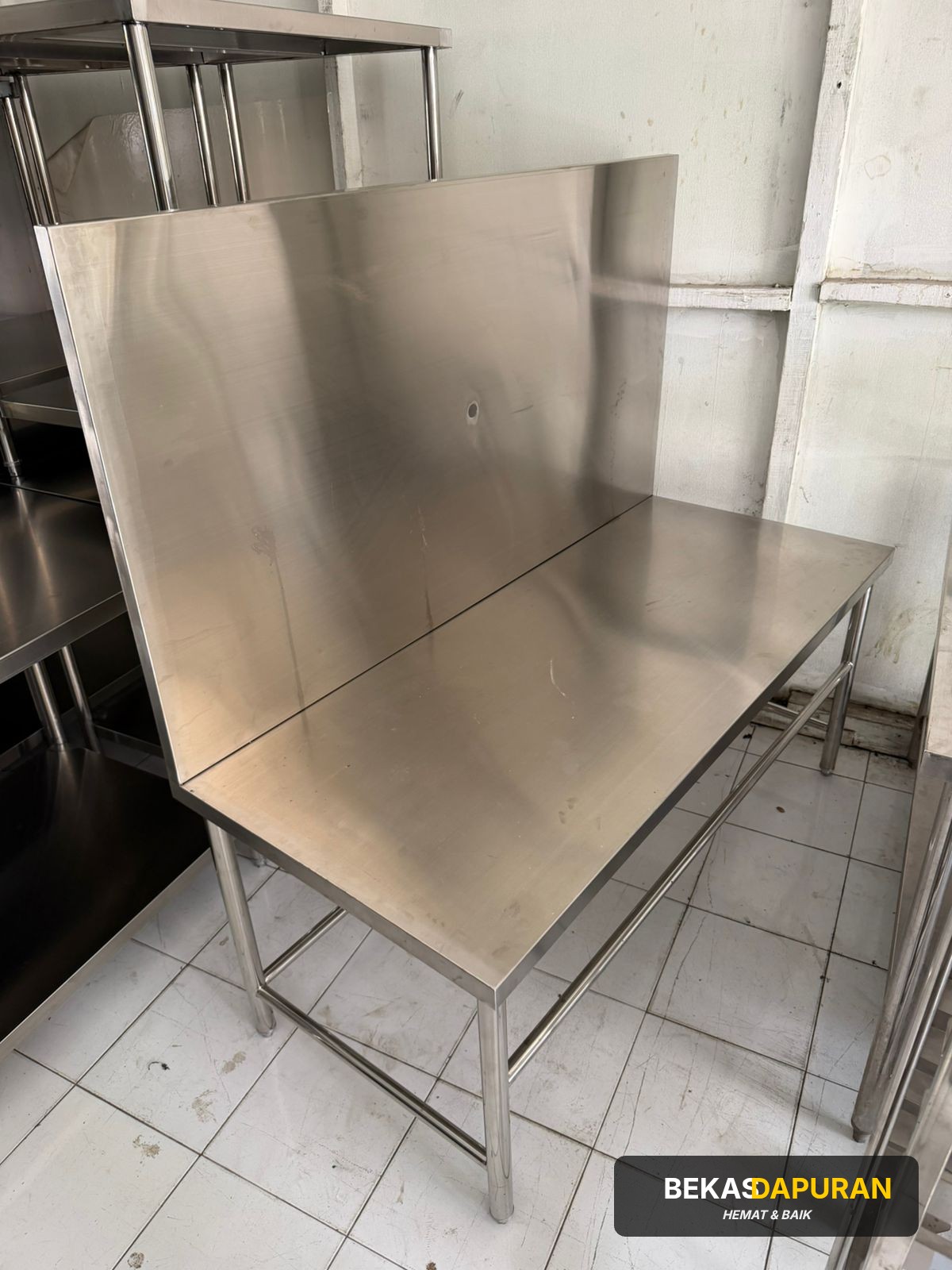 Meja Kompor 1 susun Backsplash Tinggi thumbnail