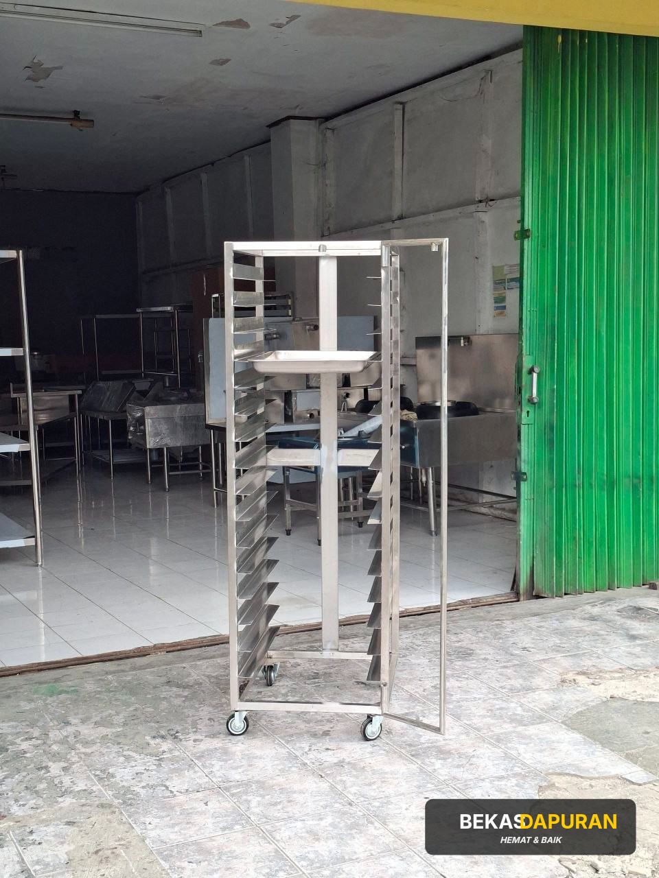Troly 15 tray loyang 40x60