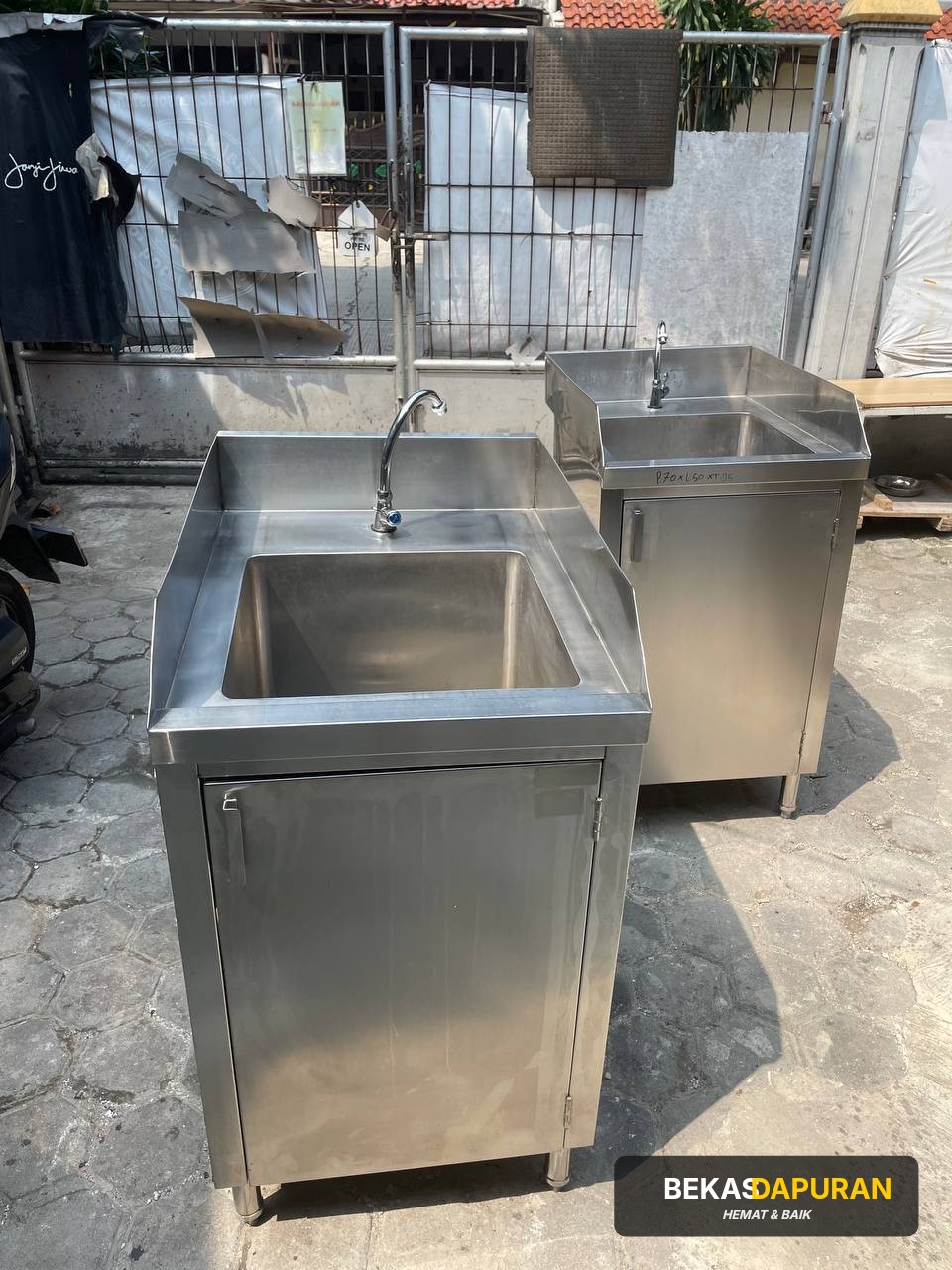 Sink 1 lubang non back ukuran 90×70×85