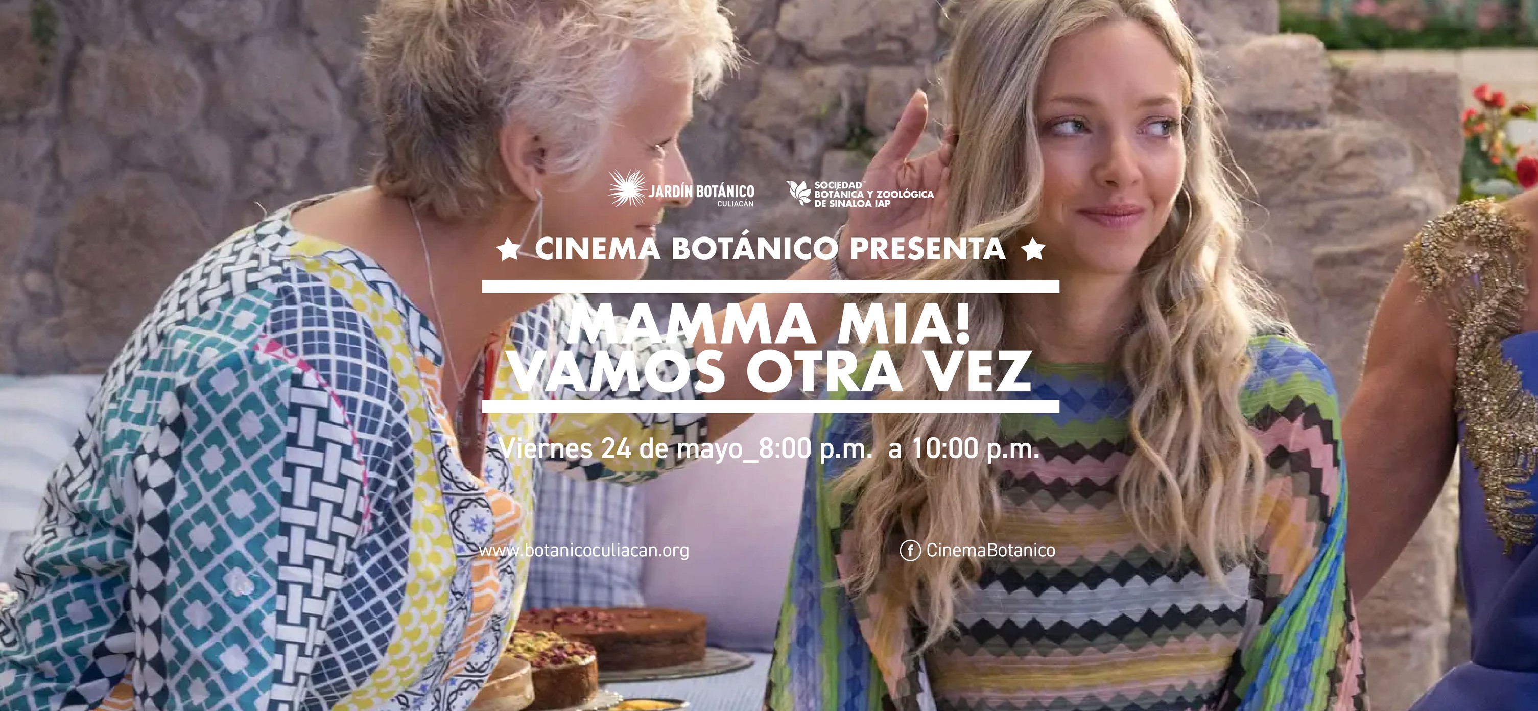 Cine al aire libre: Mamma mia! Vamos otra vez