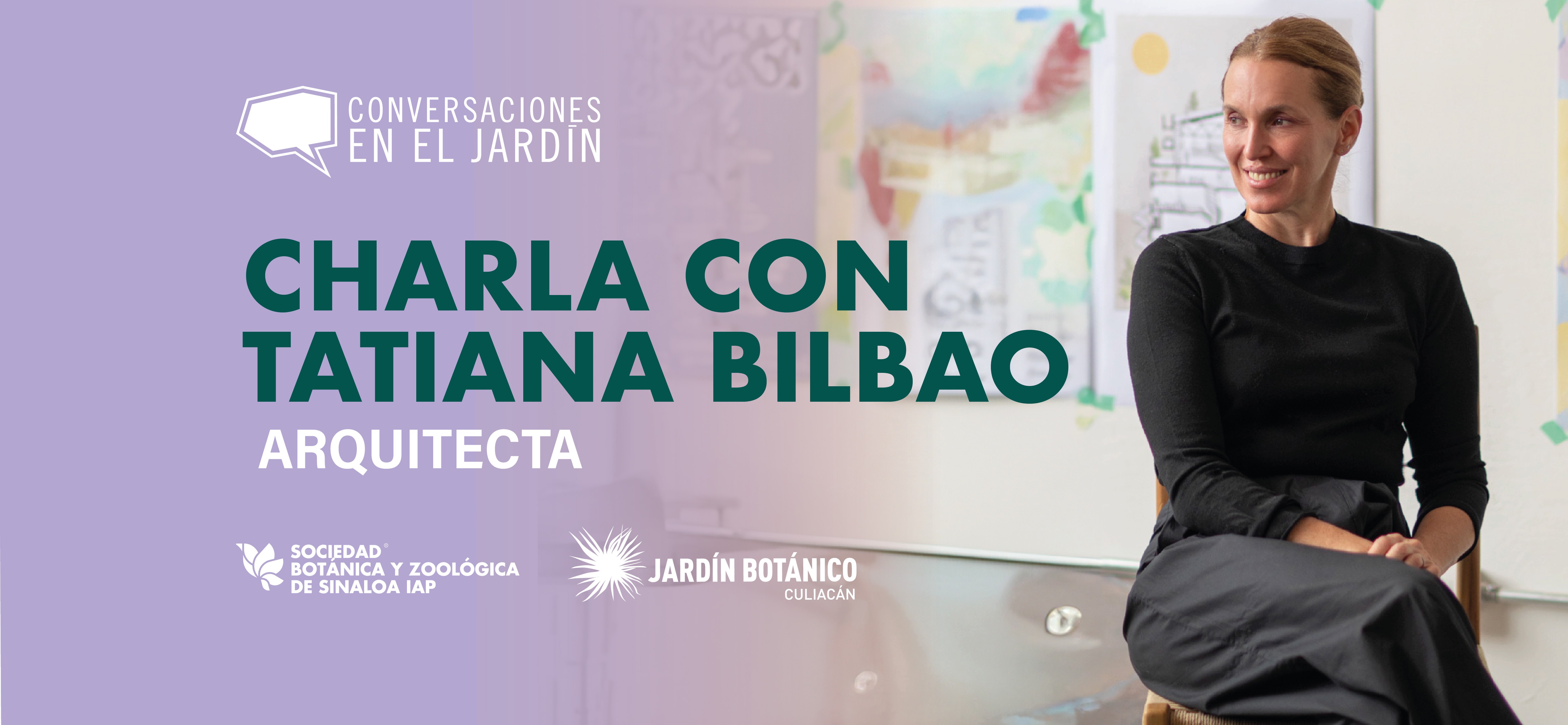 Imagen de portada para el evento: Conversaciones en el jardín: Tatiana Bilbao