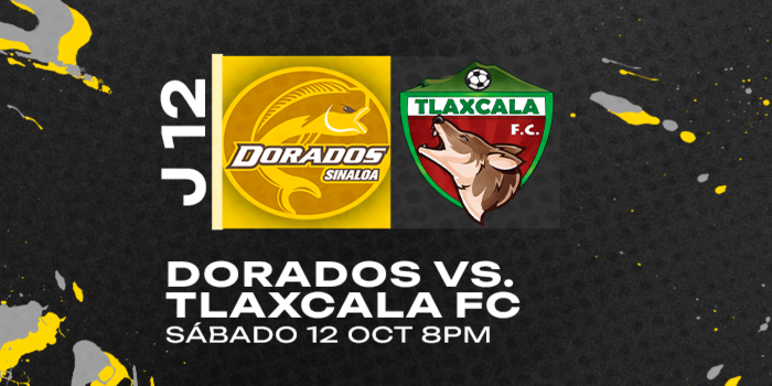 Imagen de portada para el evento: J12 La Liga de Expansión: Dorados vs Tlaxcala FC