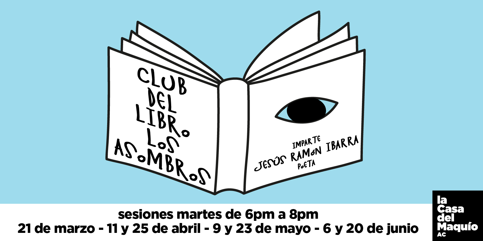 Imagen de portada para el evento: Sesión Club del libro: Los asombros