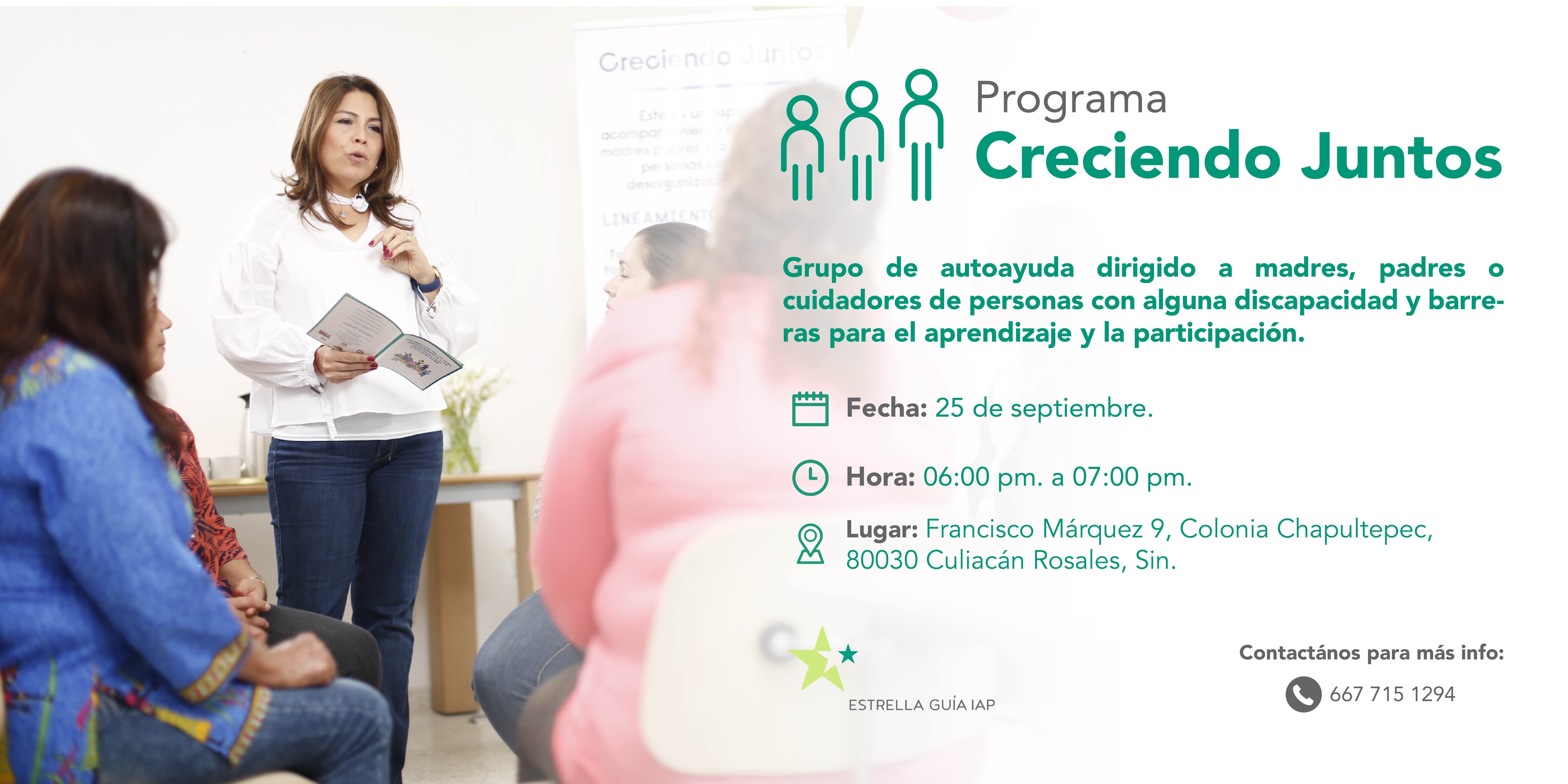 Imagen de portada para el evento: Creciendo juntos Estrella Guía