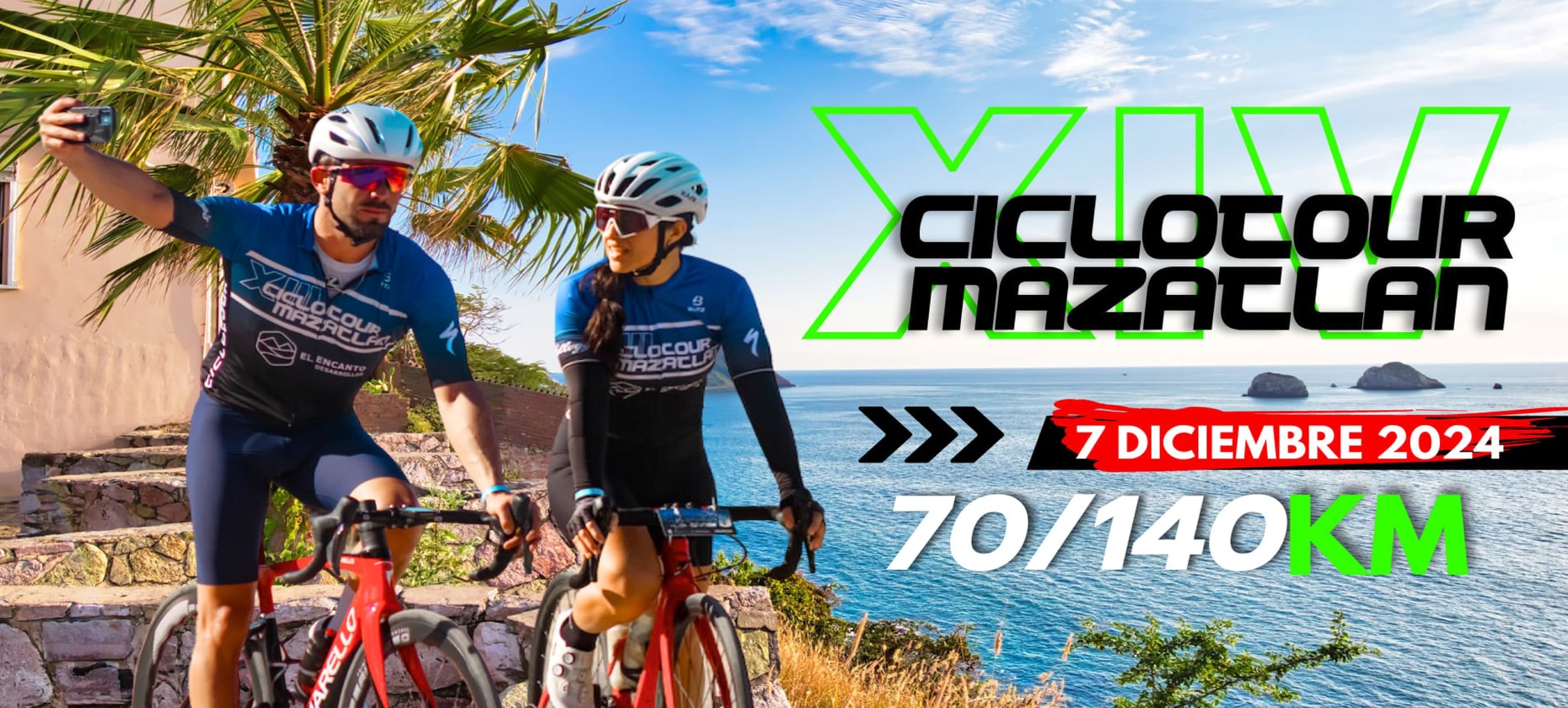 Imagen de portada para el evento: XIV CICLOTOUR MAZATLÁN 2024