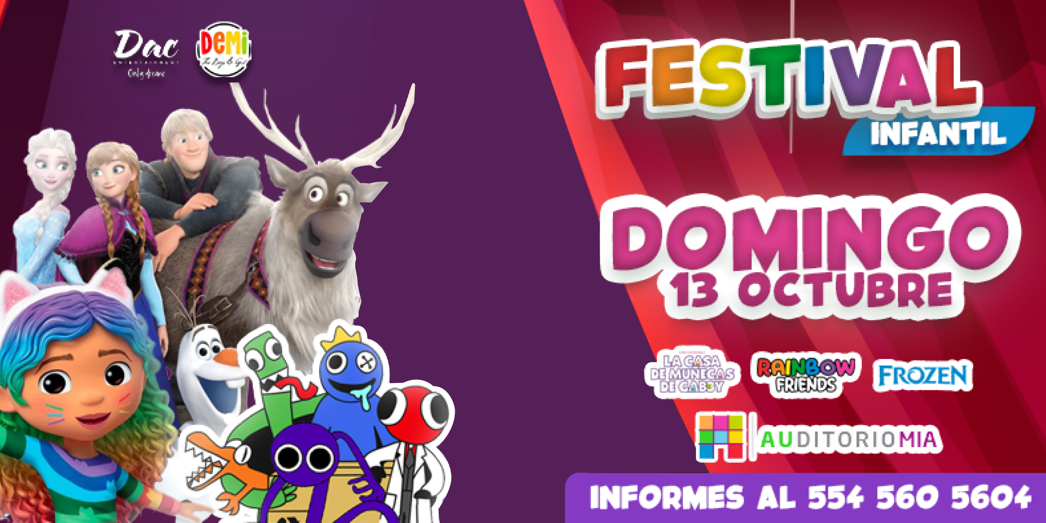 Imagen de portada para el evento: Festival Infantil - Octubre