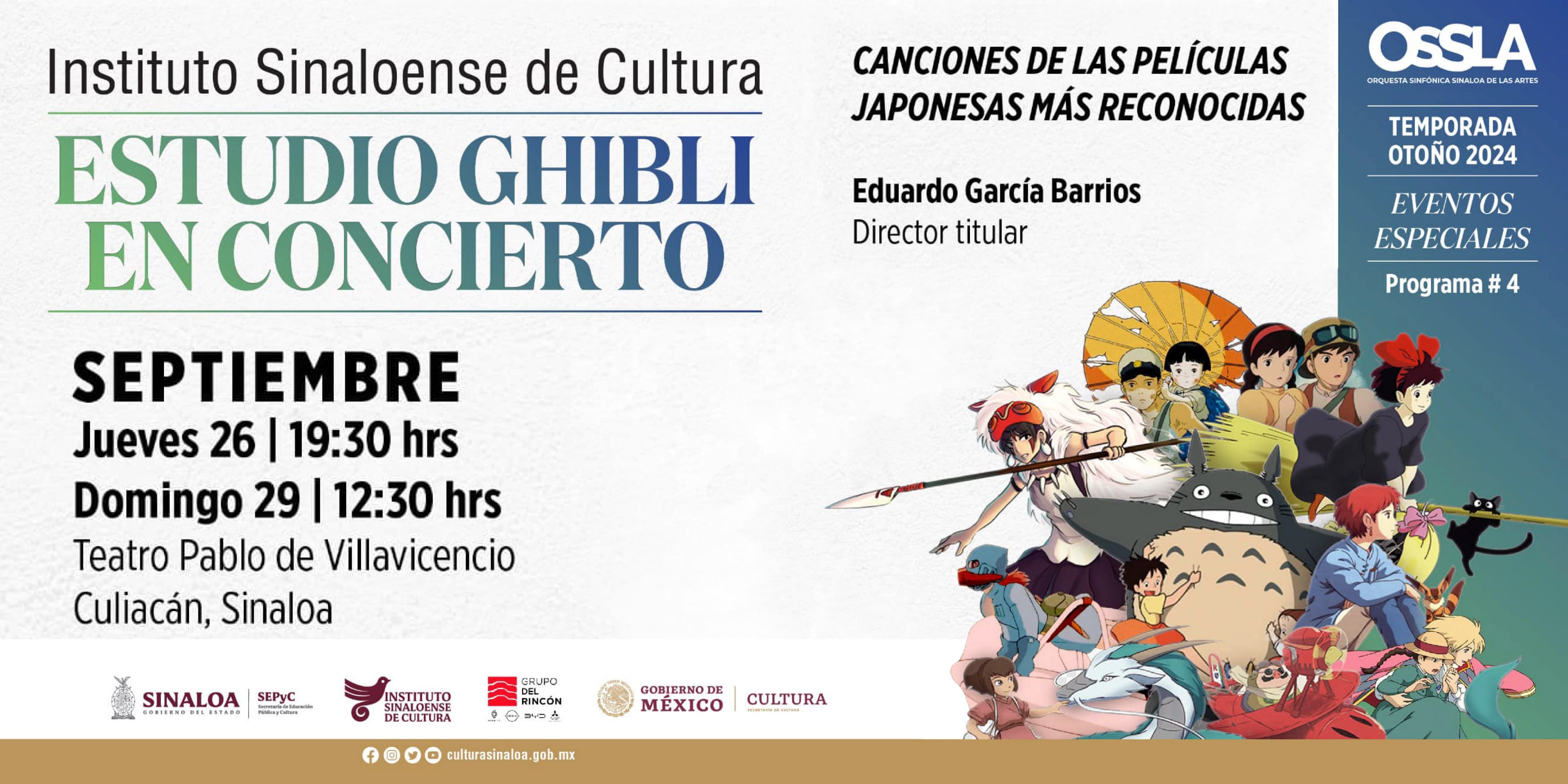 Imagen de portada para el evento: ESTUDIO GHIBLI EN CONCIERTO