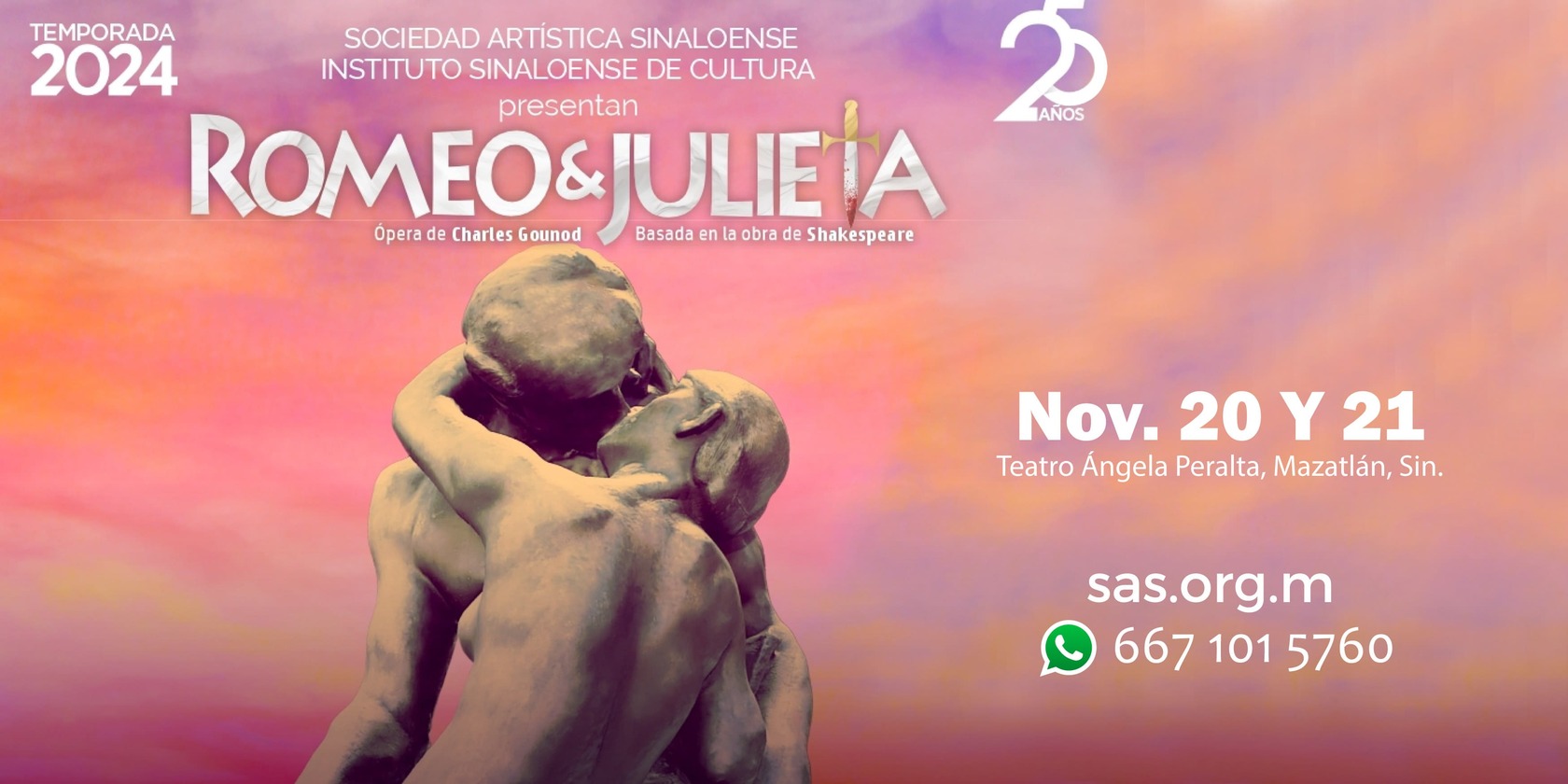 Imagen de portada para el evento: Romeo y Julieta Mzt