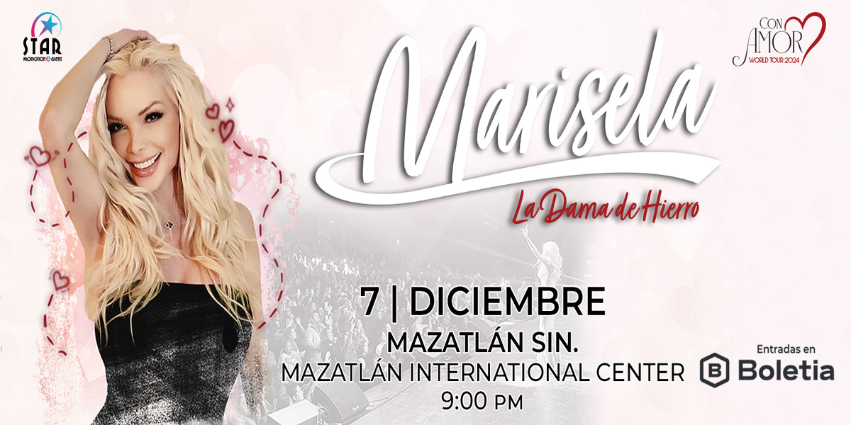 Imagen de portada para el evento: Marisela: Con Amor World Tour 2024