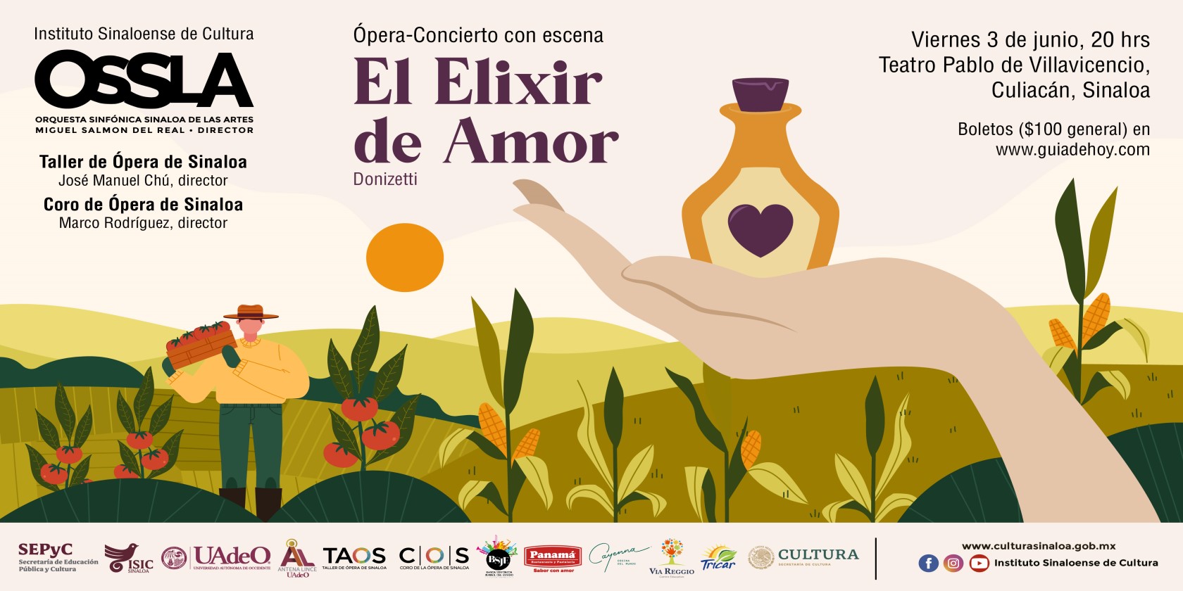 Imagen de portada para el evento: OSSLA "El elixir del amor" descuento