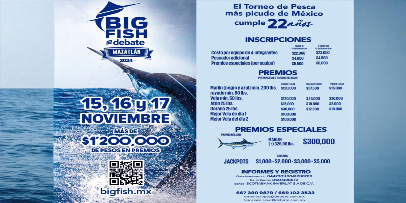 Imagen de portada para el evento: BIG FISH Debate Mazatlán 2024