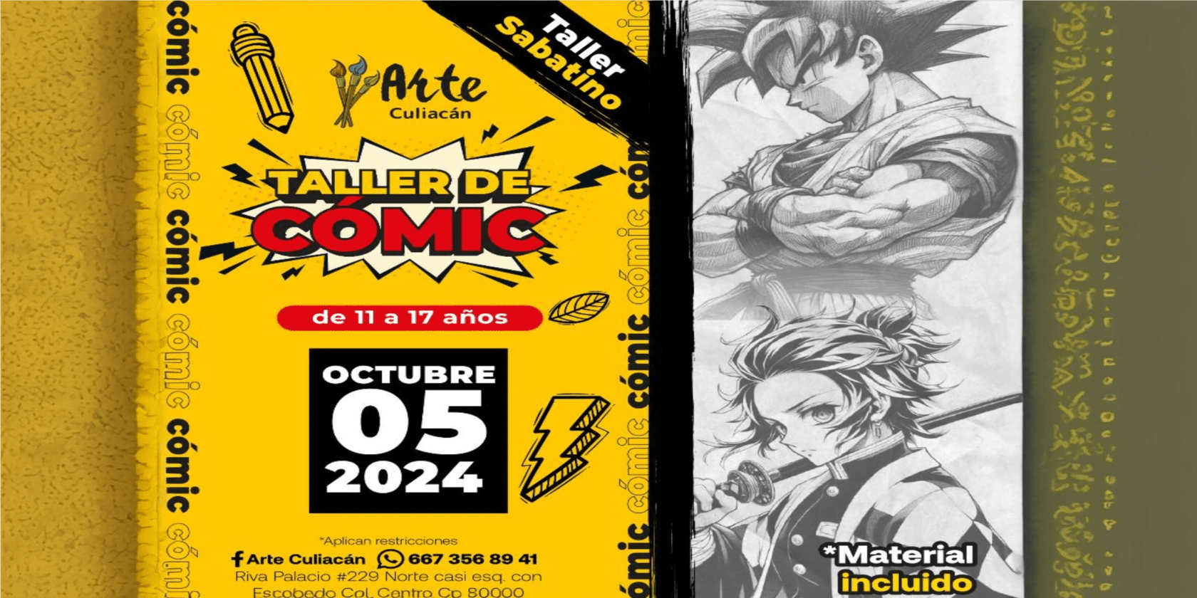 Imagen de portada para el evento:  TALLER DE COMIC