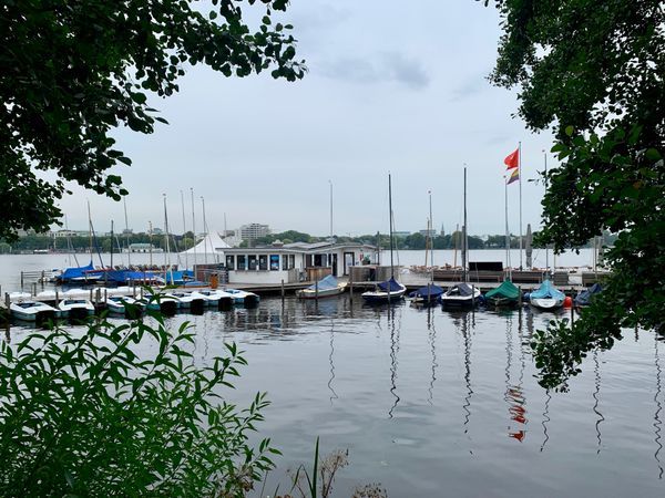 Tretboot barca - an der Alster: Bild Nr. 2