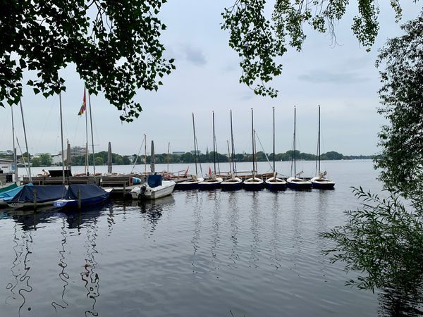 Segelboot mieten barca - an der Alster: Bild Nr. 4