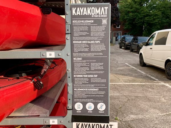 Kajak KAYAKOMAT - Hamburg, Alster: Bild Nr. 3