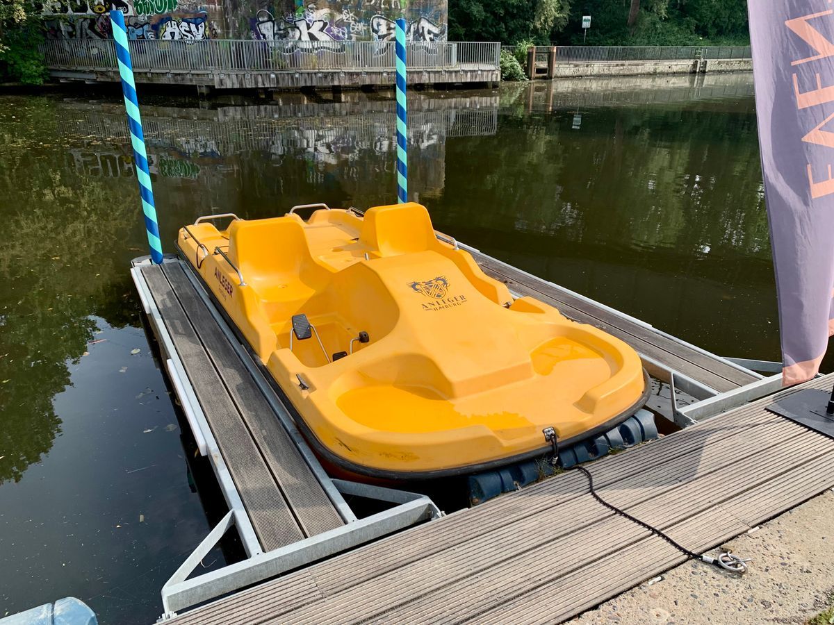 Tretboot Anleger Hamburg: Bild Nr. 1