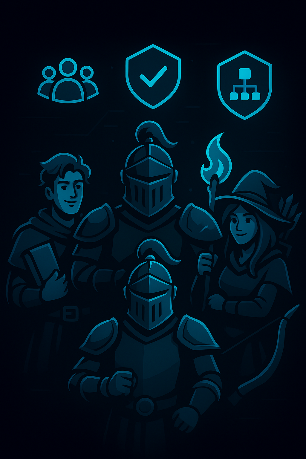 A team collaborating