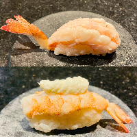 Niguiris de Camarão