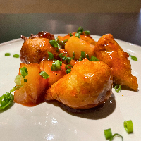 Porco Glaceado com Abacaxi - Porção