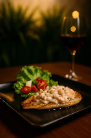 Tilápia ao molho de camarão