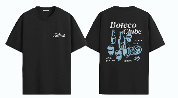 Camiseta Boteco Clube Preta