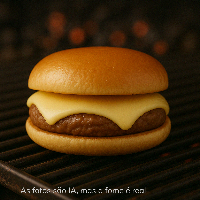Cheese Burguer ANGUS (120g) com queijo Prato (NÃO acompanha batata frita)
