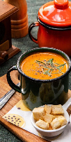 Creme de tomate vegetariano