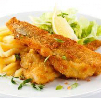 Tilápia Frita para  (200g proteína) 1 pessoa