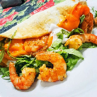 Taco de camarão